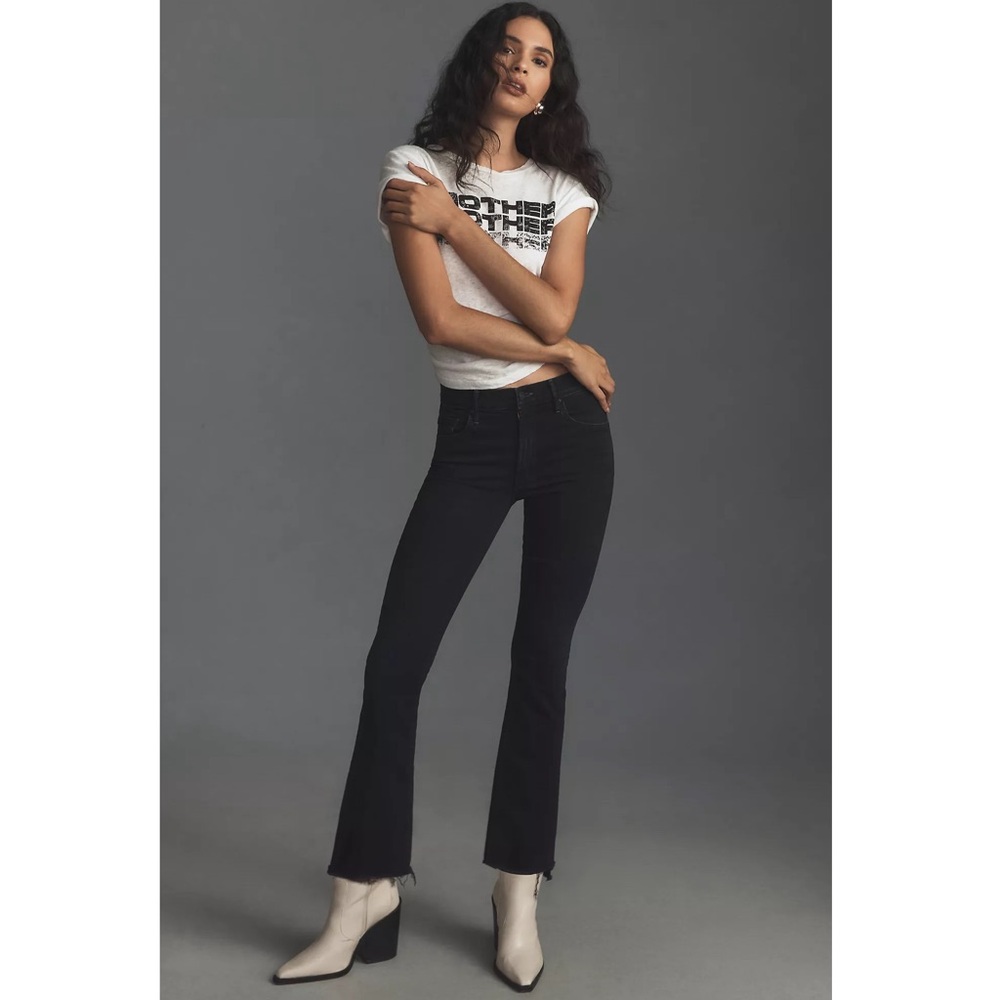 MOTHER The Insider Crop Step Fray Jeans